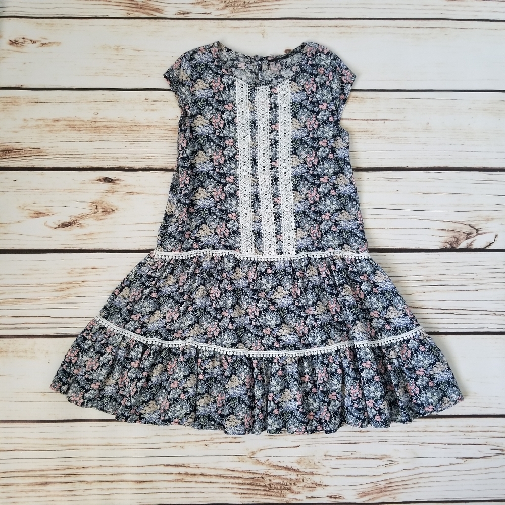 Kidpik Girls Shift Dress Size Large 12 Floral